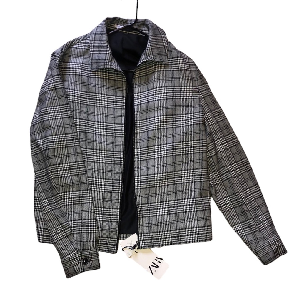 Zara zip up blazer